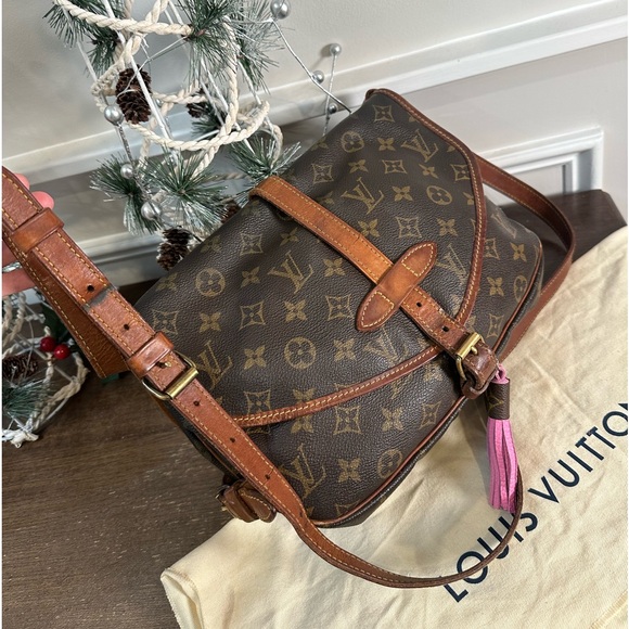 FINAL PRICE DROP✅Vintage Louis Vuitton satchel saumur 30 - Picture 5 of 17